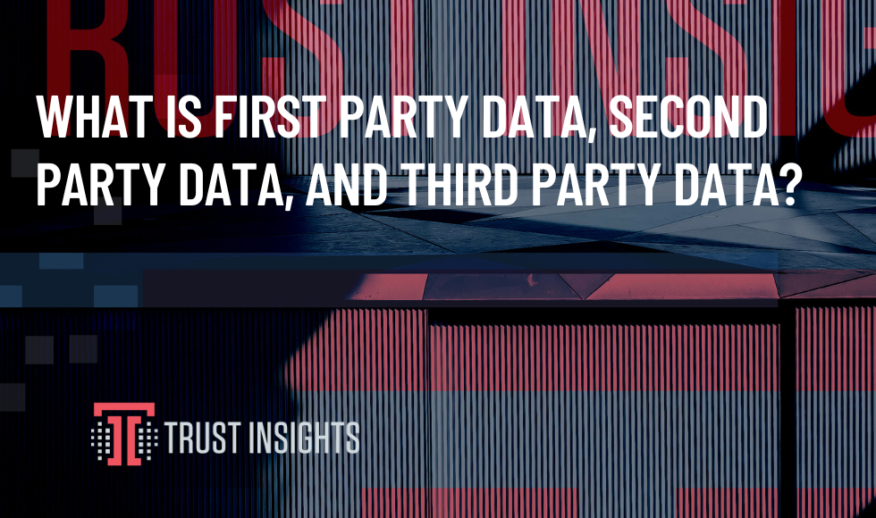 What is First Party Data, Second Party Data, and Third Party Data