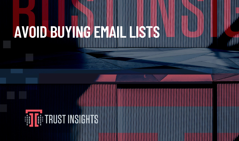 AVOID BUYING EMAIL LISTS