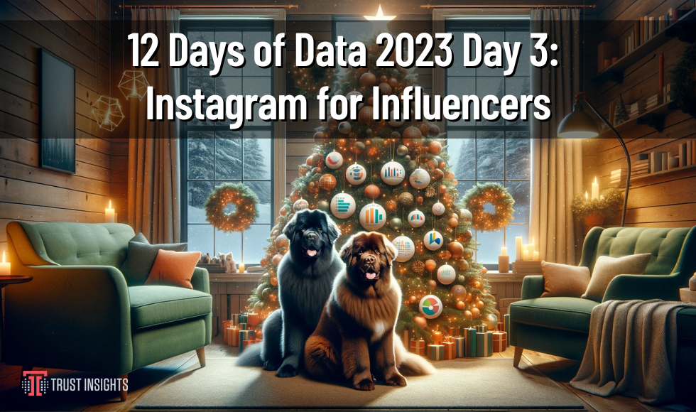 12 Days of Data 2023 Day 3 Instagram for Influencers