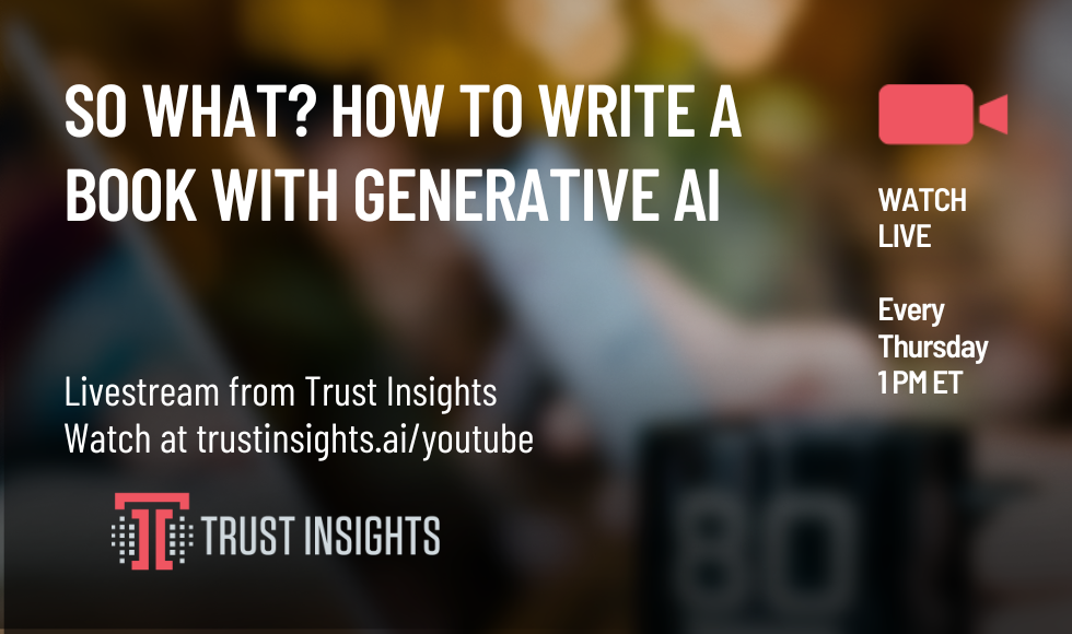 So What How to Write a Book With Generative AI